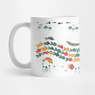 A Stream With Bright Fish Mug